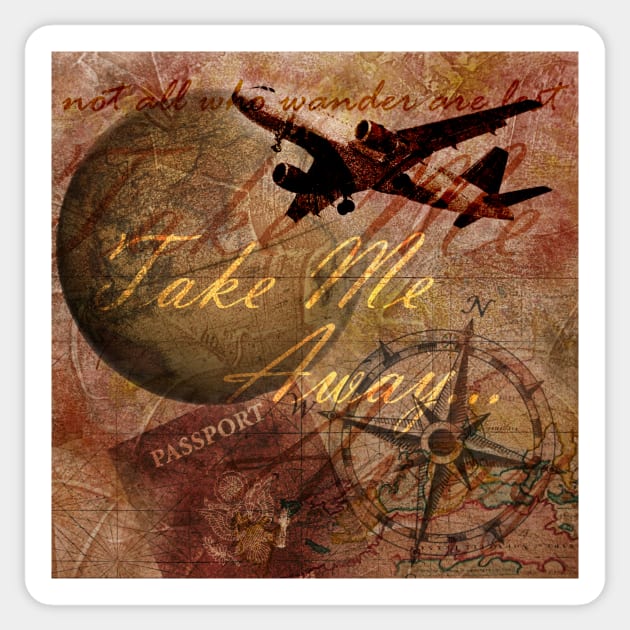 Take Me Away Sticker by SuspendedDreams